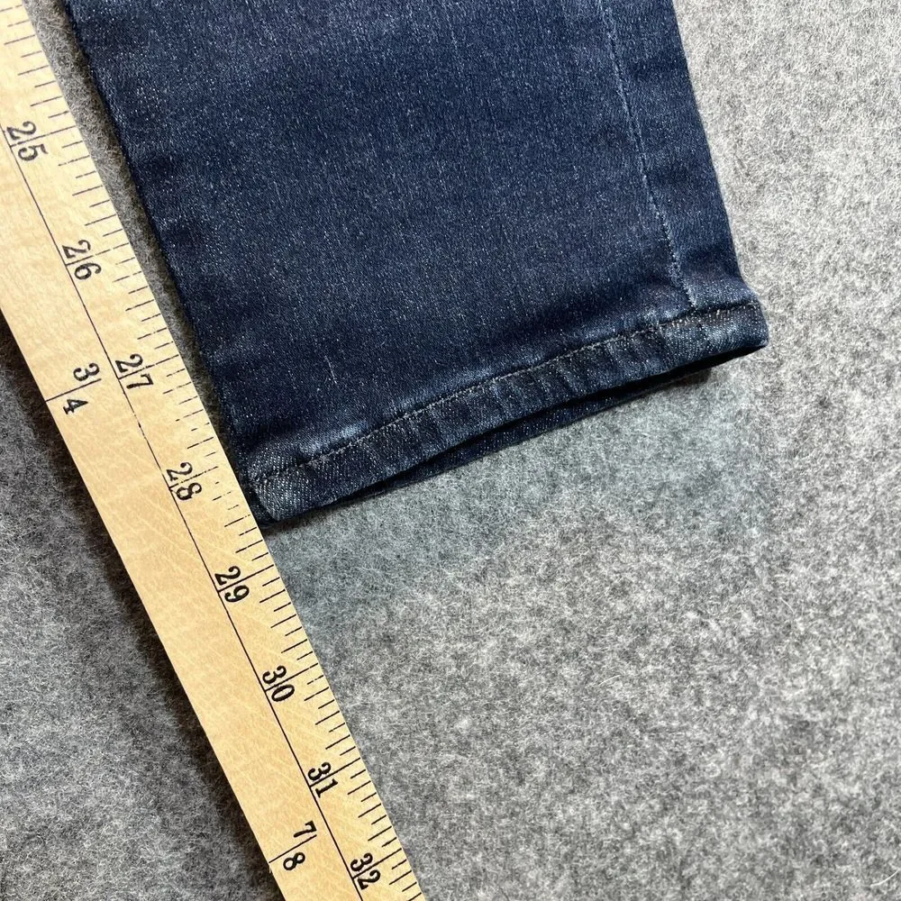NEW Frame Jeans Women's 2 Le One Skinny Mid Rise Dark Blue Stretch Denim‎